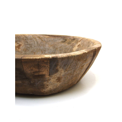 Misa z drewna egzotycznego Brąz 43cm